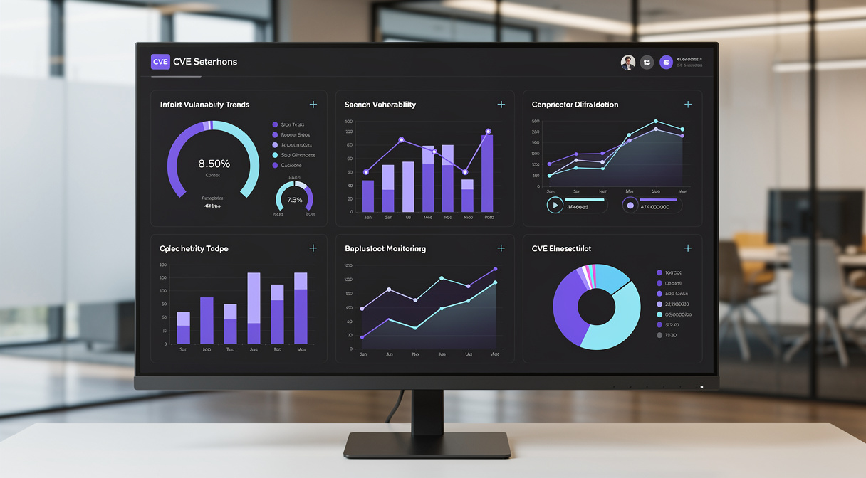 SecurityScan: CVE-Monitoring für Kundenwebsites – Dashboard-Ansicht